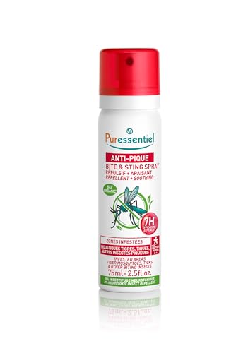 Puressentiel - Spray Répulsif Apaisant anti-moustiques et ti