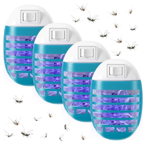 Lampe Anti-moustiques Electrique Paquet de 4, Anti-Moustique